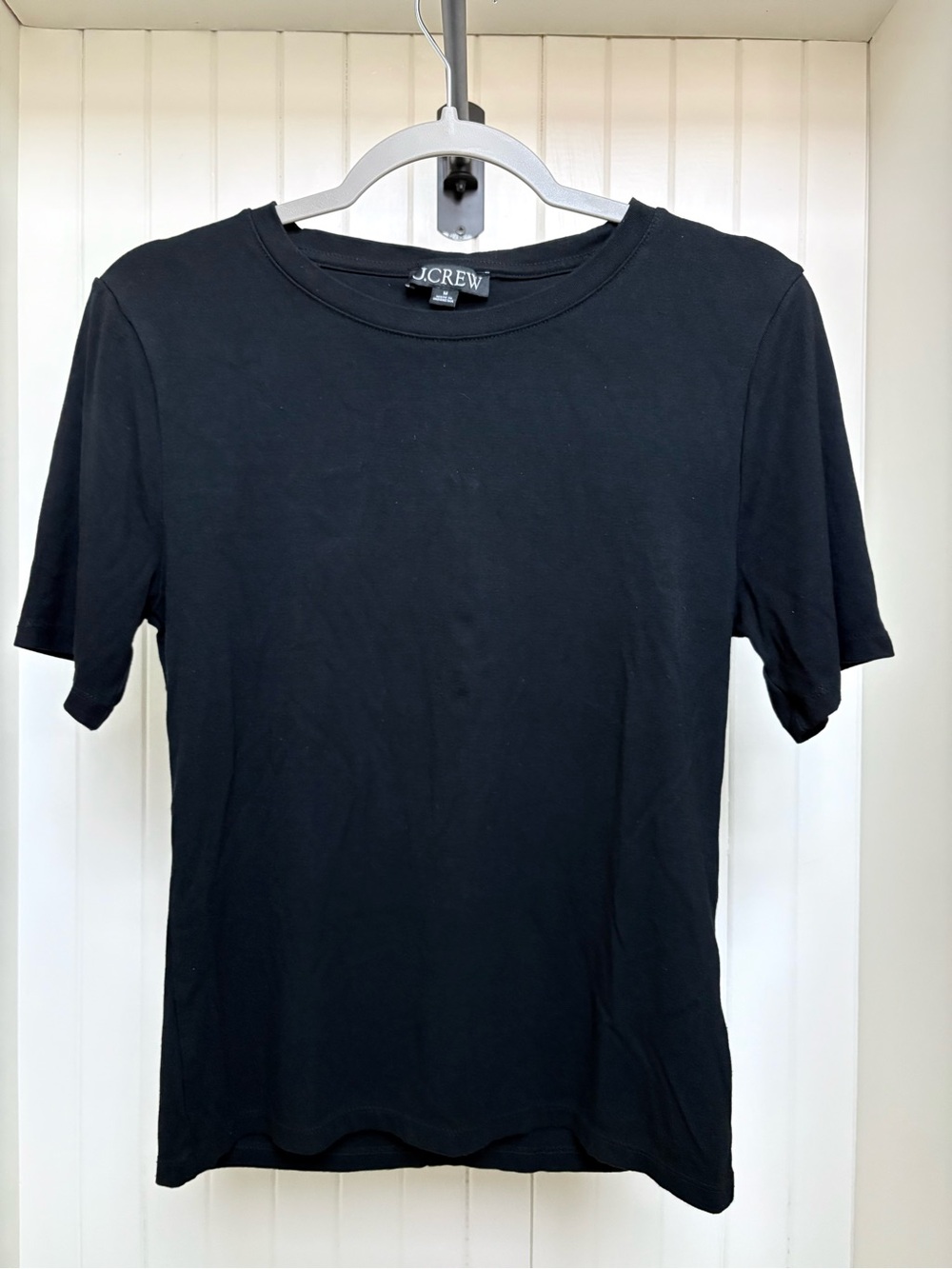J.Crew Black Crewneck Short Sleeve T-Shirt